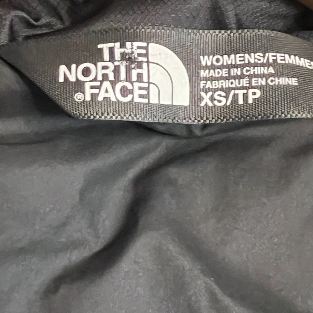 The North Face Women's Jacket Puffer Black Full Zip Size XS Embroidered - Picture 4 of 9